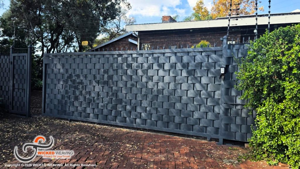 Gate & Pedestrian Gate Weaving Installation in Oaklands Johannesburg