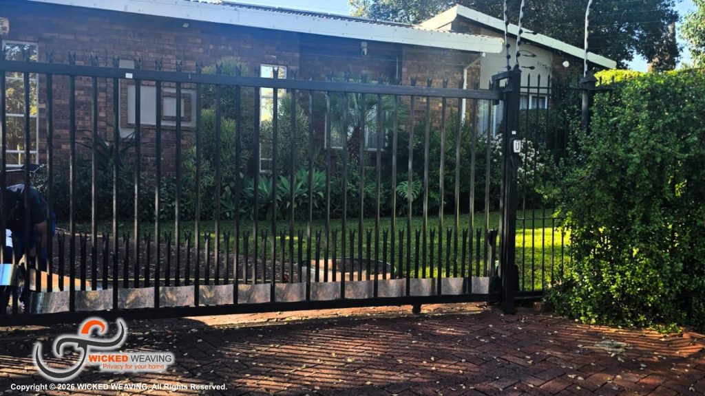 Gate & Pedestrian Gate Weaving Installation in Oaklands Johannesburg