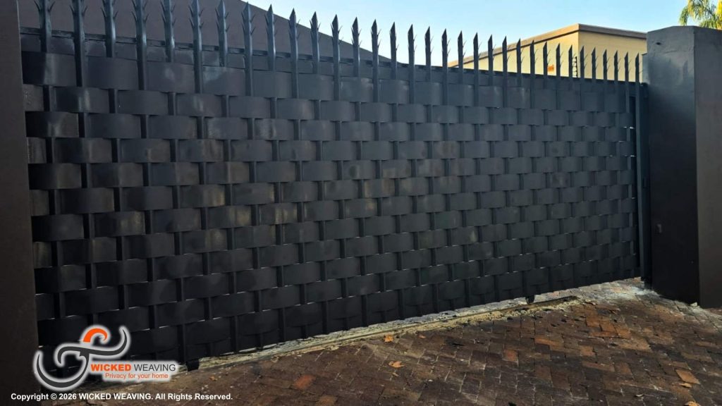 Gate & Pedestrian Gate Weaving Installation in Oaklands Johannesburg