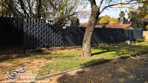 Charcoal Palisade Weaving Installation