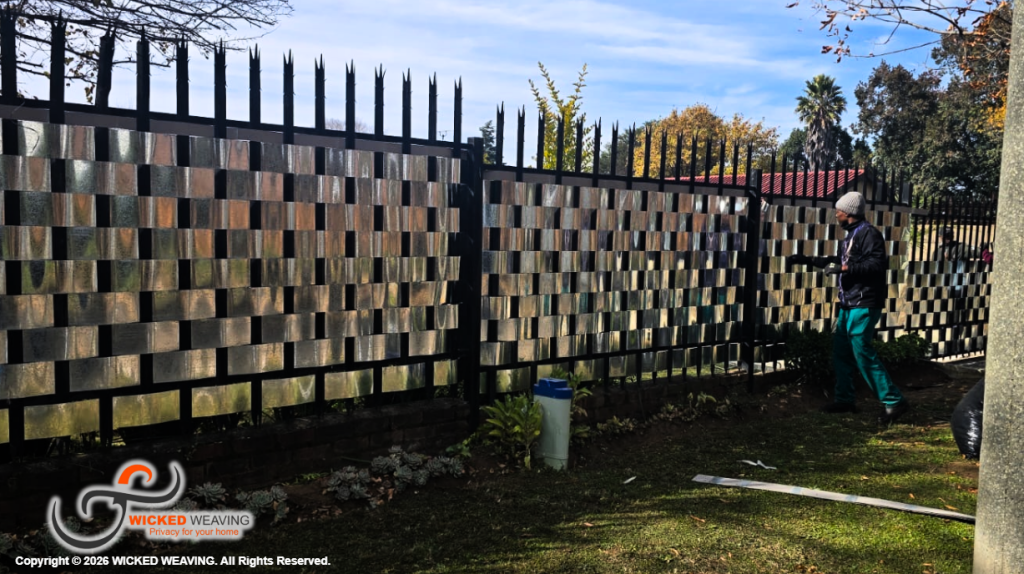 Charcoal Palisade Weaving Installation