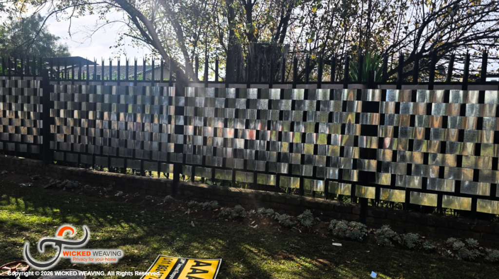 Charcoal Palisade Weaving Installation