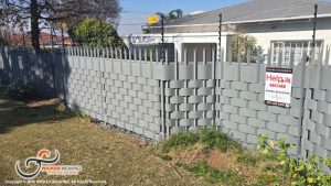 25m Sky Grey Palisade Weaving Installation Completed in Discovery, Roodepoort