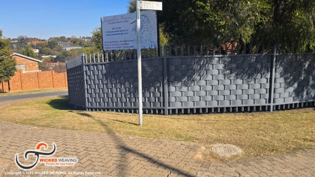 80m Slate Grey Palisade Weaving