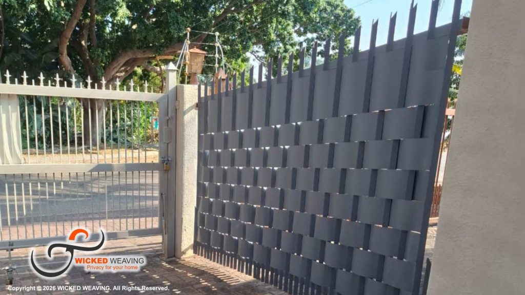 25m Slate Grey Palisade Weaving in Faerie Glen, Pretoria