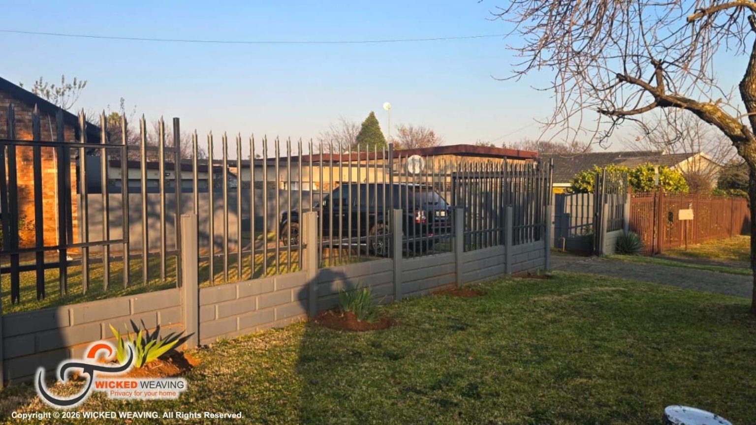 30m Charcoal Palisade Weaving Randfontein