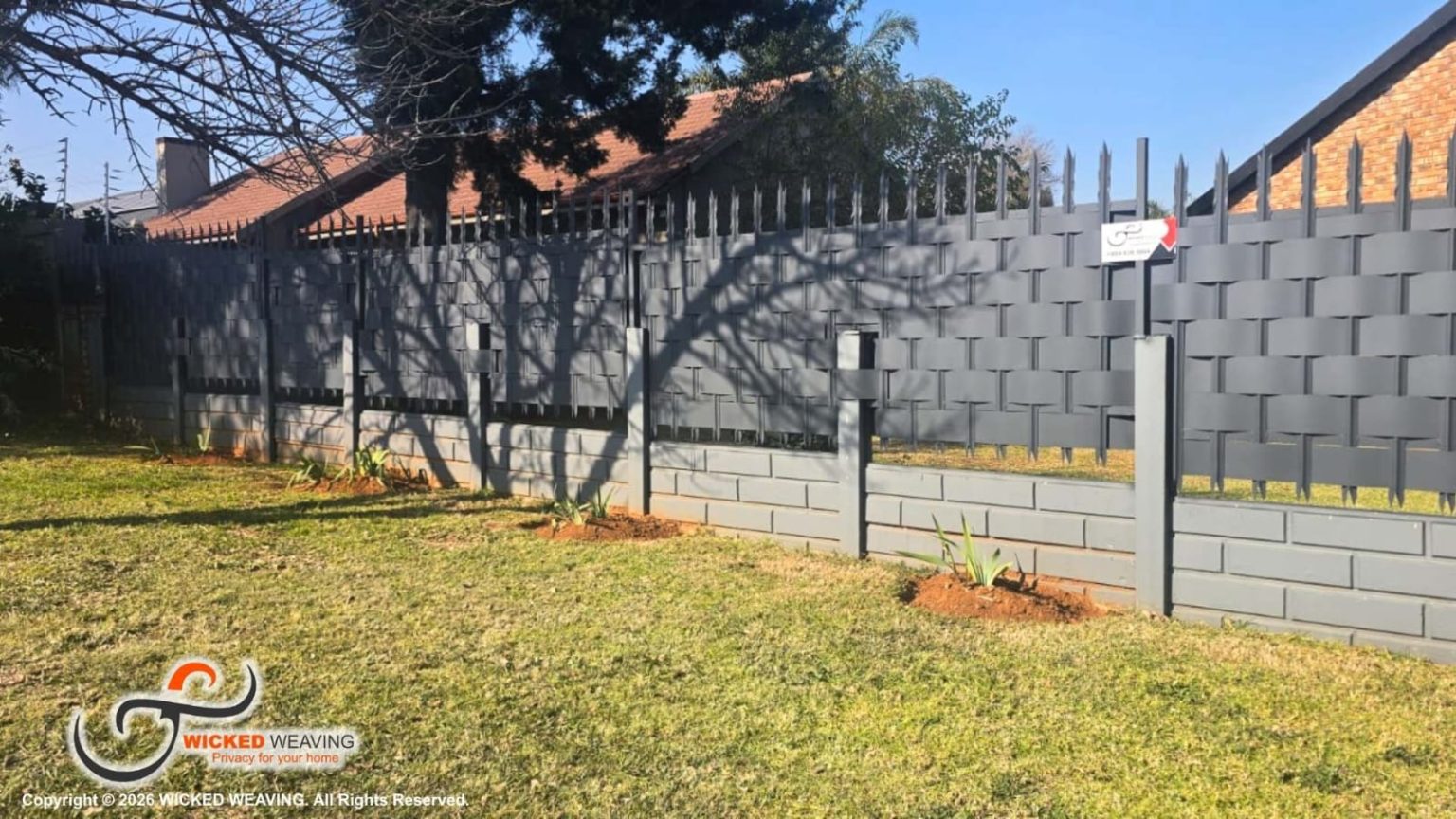30m Charcoal Palisade Weaving Randfontein