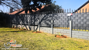 25 Charcoal Palisade Weaving Installation in Randfontein