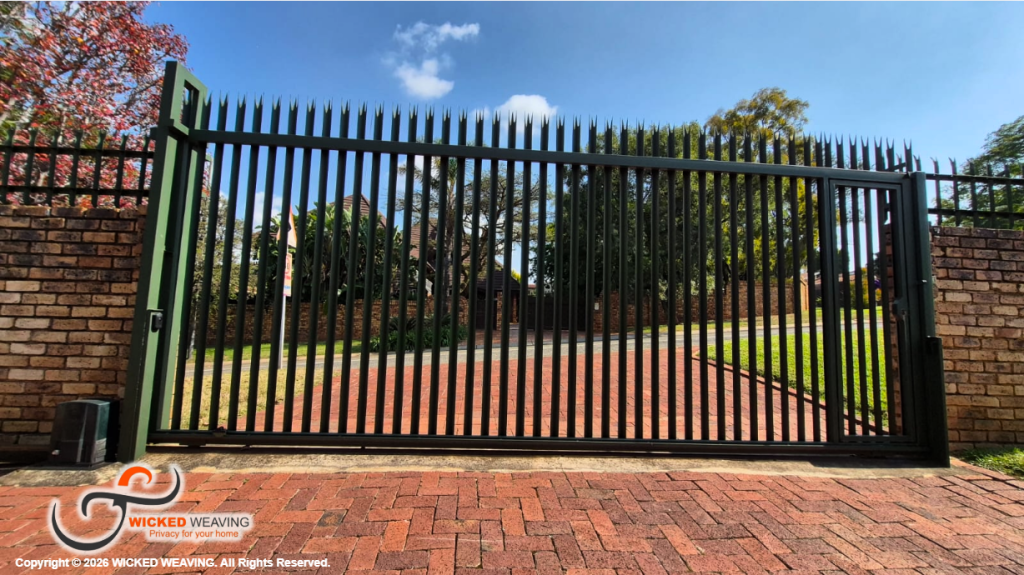 New Green Gate Weaving Installation in Faerie Glen, Pretoria (6m Project)