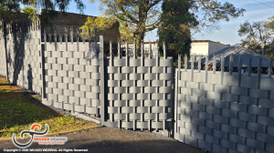Slate Grey Palisade Weaving Installation in Witpoortjie, Roodepoort (25.5m Project)