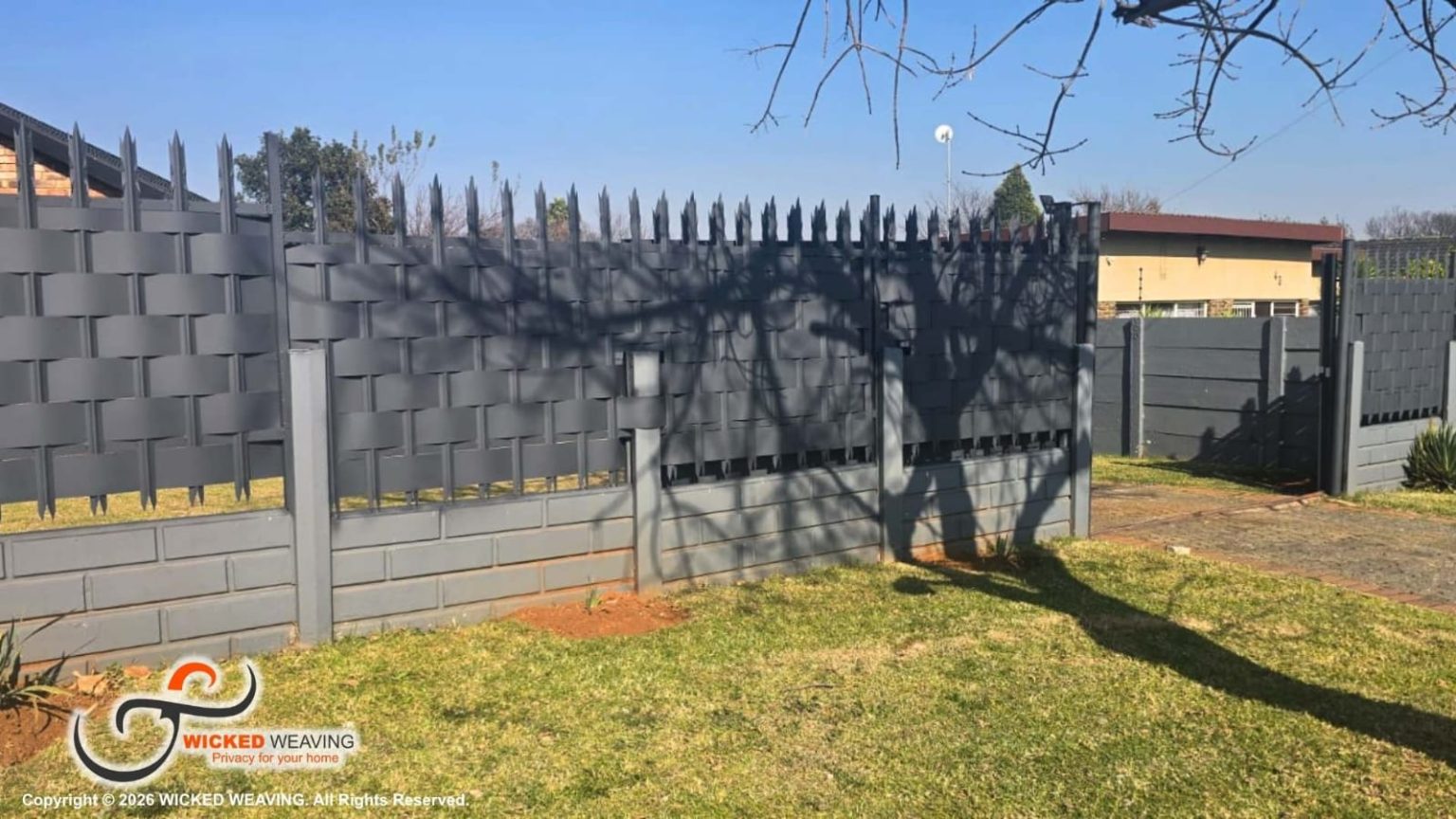30m Charcoal Palisade Weaving Randfontein