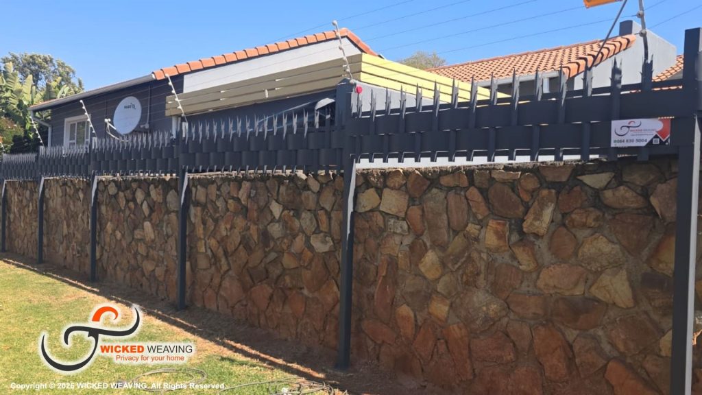 56m Charcoal Palisade Extensions, Palisade Weaving and Gate Weaving in Northcliff