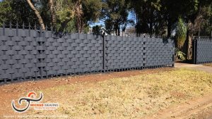 33m Charcoal Palisade Weaving