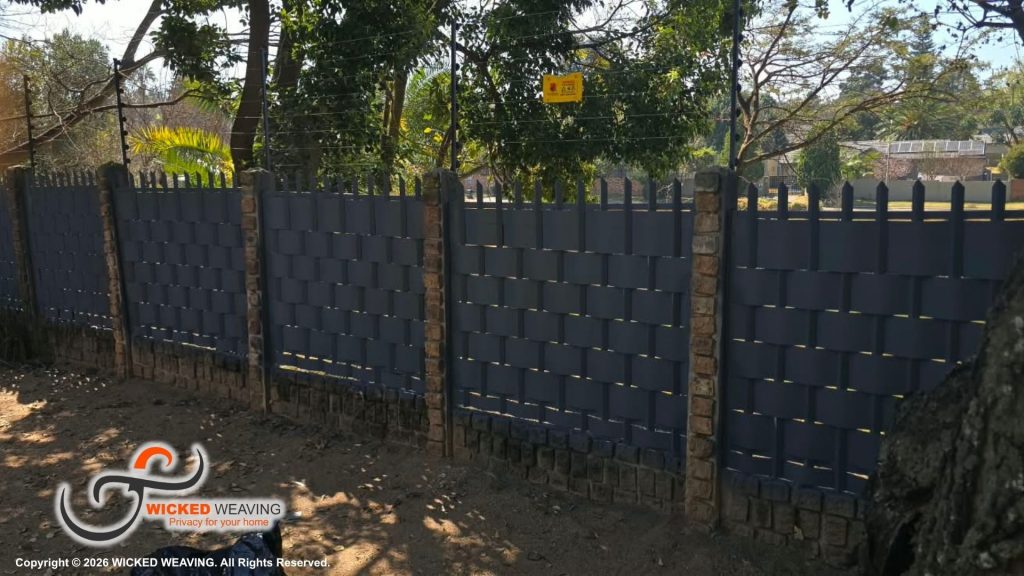 22.5m Slate Grey Palisade Weaving