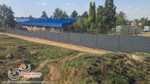 87m Charcoal Business Palisade Weaving