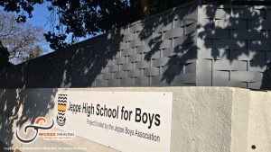 100m Privacy Panels and Palisade Weaving at Jeppe High School for Boys
